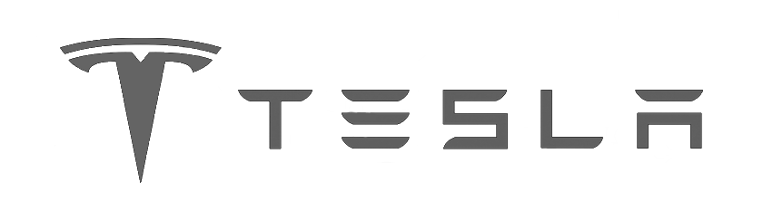 tesla motors grey logo