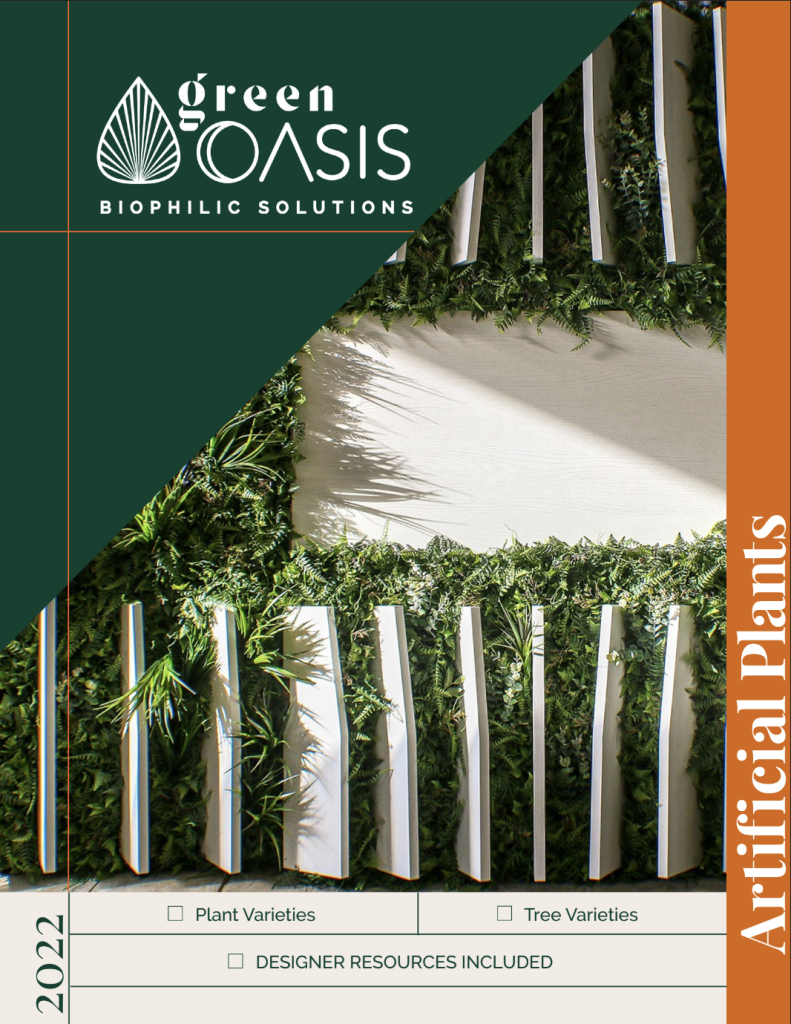 artificial plants catalog cover green oasis