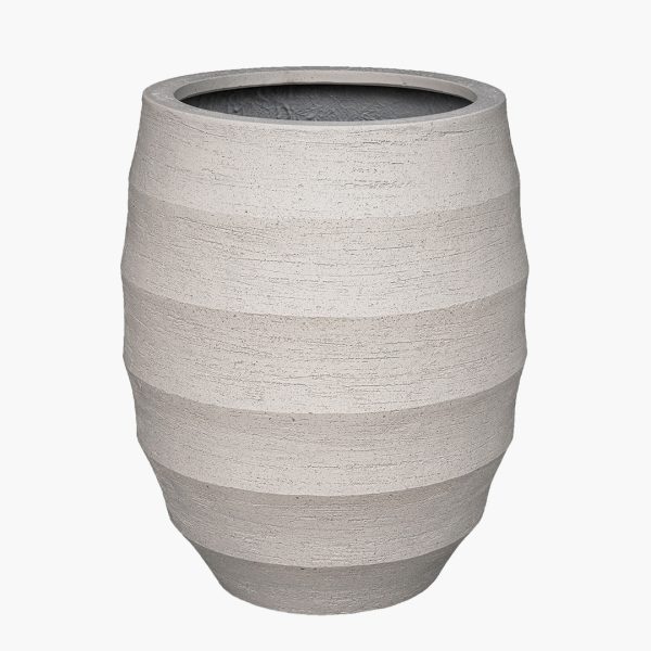 The Cove-Tall with carved texture and grounded form is designed for modern commercial spaces.