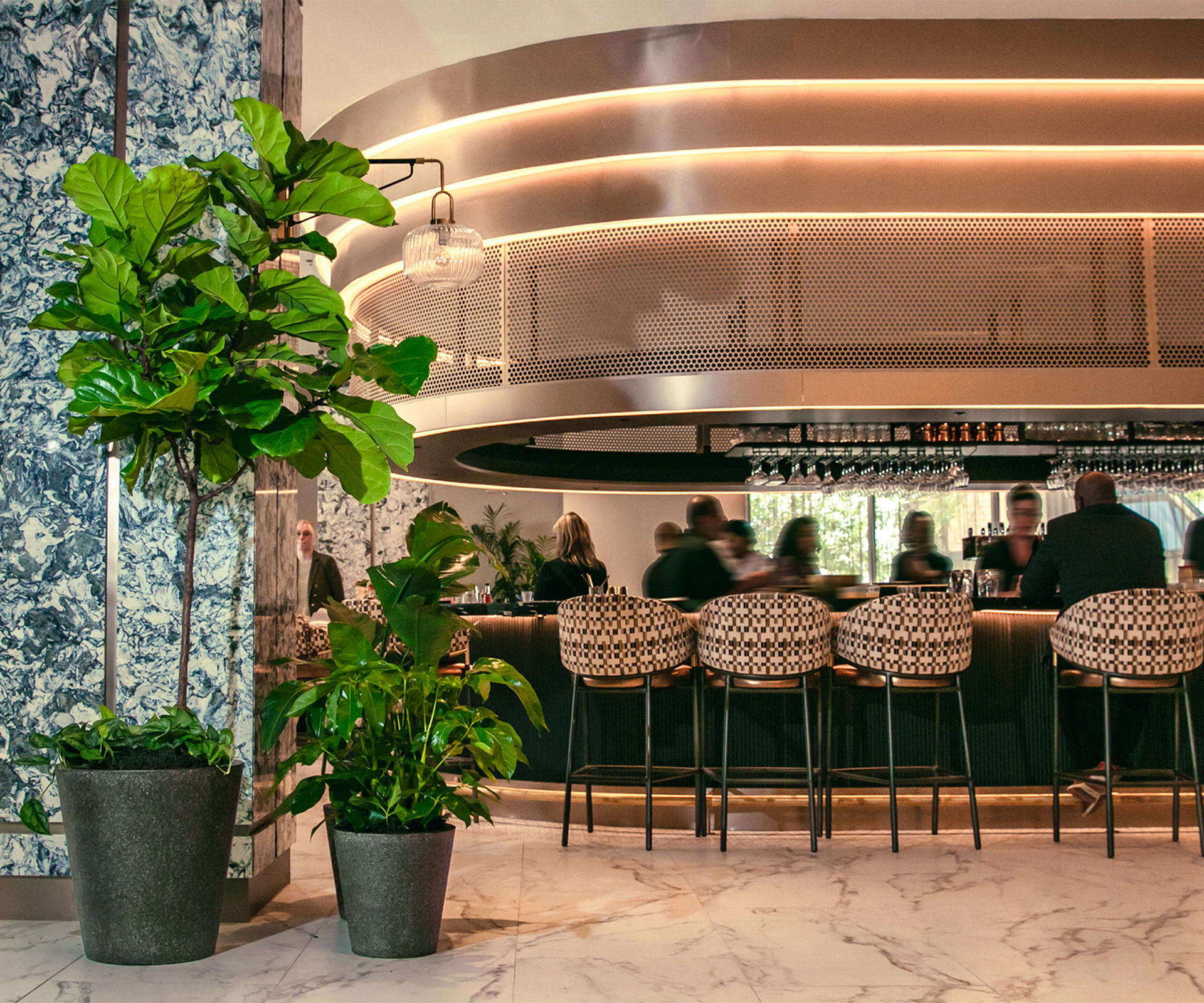Biophilic hospitality design at InterContinental San Antonio by Green Oasis