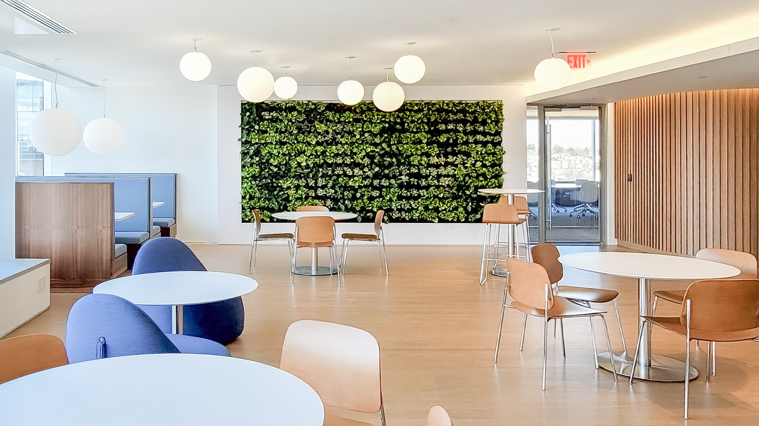 confidential workplace pod living wall 3